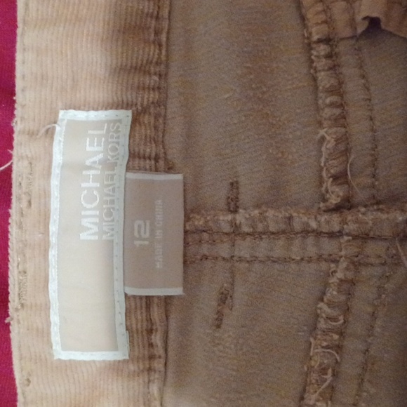 💫 MK Corduroy Women's Tan Jeans - Picture 7 of 10